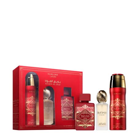 Kit-Lattafa-Badee-Al-Oud-Sublime-Edp-100ml-+-Desodorante-200ml-+-Hair-Mist-50ml-Kit--5