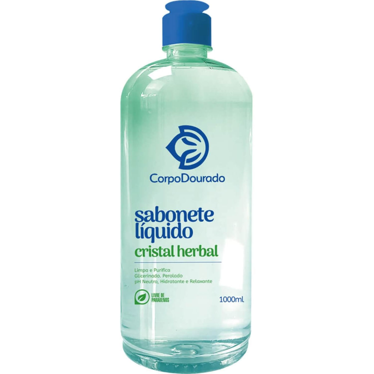 Corpo Dourado - Sabonete Líquido Corporal Cristal Herbal 1L