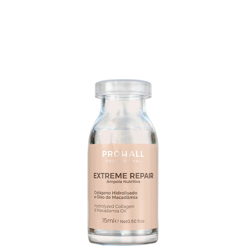 Prohall Extreme Repair - Ampola Nutritiva Óleo de Macadâmia 15ml