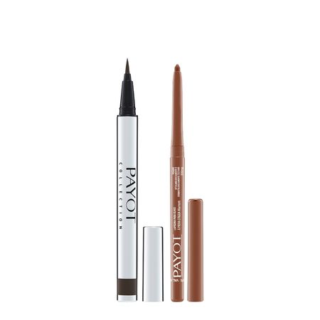 Kit-Payot-Caneta-Delineadora-Silver-Marrom-e-Lapiseira-Retrátil-a-Prova-D´Água-Marrom--1