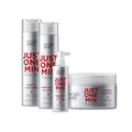 Kit Jacques Janine Just One Min - Shampoo 300ml + Máscara 240ml + Condicionador 270ml + Co-Wash 500ml + Blindagem 200ml