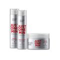 Kit Jacques Janine Just One Min - Shampoo 300ml + Máscara 240g + Condicionador 270ml