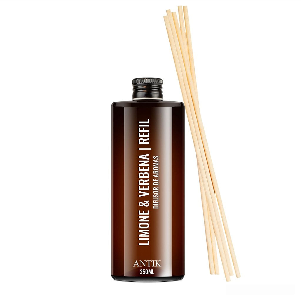 Difusor Limone e Verbena Refil - 250ml + Jogo de Varetas