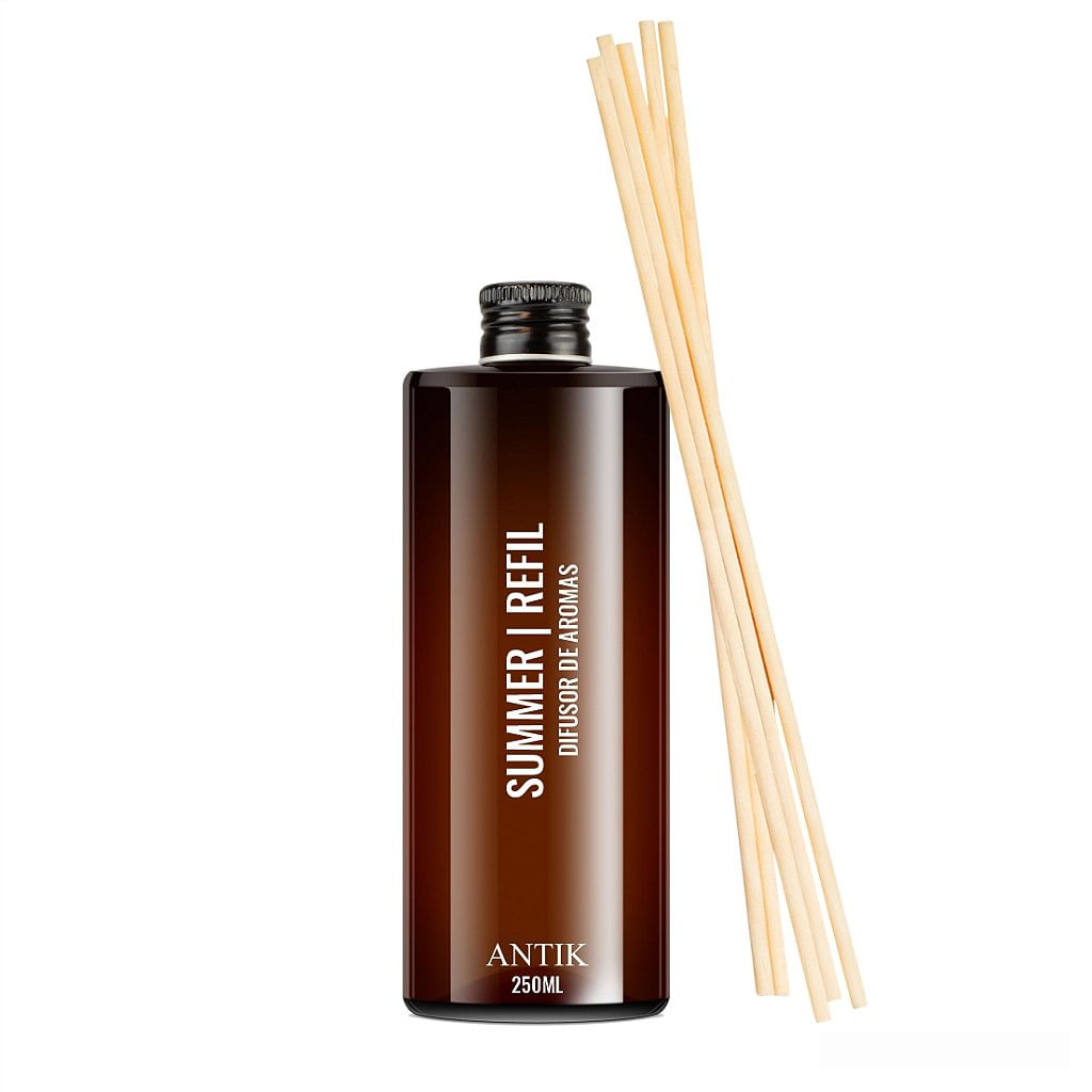 Difusor Summer Refil - 250ml + Jogo de Varetas