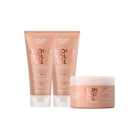 Kit-Jacque-Janine-Blond-Yourself---Shampoo-200ml-+-Condicionador-200ml-+-Máscara-240g--1