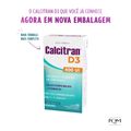 Calcitran D3 400UI 60 Comprimidos - Cálcio Citrato Malato com Vitamina D