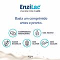 Enzilac 4.500 FCC 30 Comprimidos - Enzima Lactase em Comprimidos Mastigáveis
