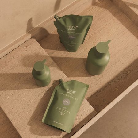 Kit-Keune-So-Pure-Cool-Shampoo-Refil-e-Dispenser-Frasco--2