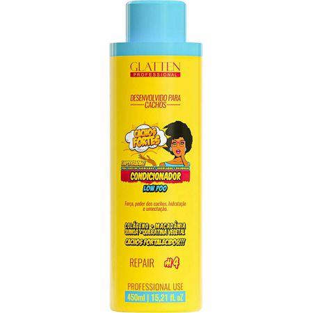Glatten-Cachos-Fortes---Condicionador-Repair-Low-Poo-450ml--1