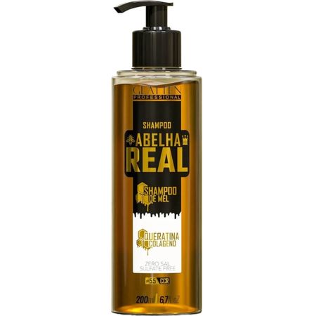 Glatten-Abelha-Real---Shampoo-de-Mel-Queratina-e-Colágeno-200ml--1