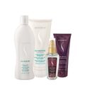 Kit Senscience True Hue Moisture Silk Inner Home Care Oil (4 produtos)