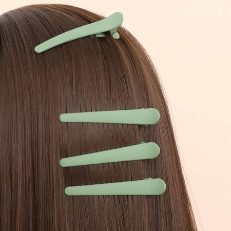 Nobrand---Kit-Clips-de-Cabelo-Curvos-7cm-Verde-(4-Peças)--2