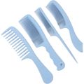 Nobrand - Kit Pentes Finos e Dentes Largos Azul (4 Produtos)