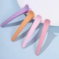 Nobrand - Kit Clips de Cabelo Curvos 7cm Tons Pastel (4 Peças)