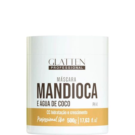 Glatten-Mandioca-e-Água-de-Coco---Máscara-Hidratação-e-Crescimento-500g--1
