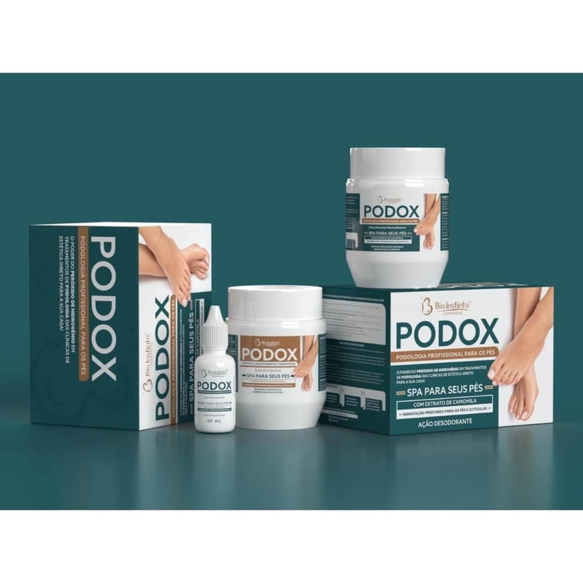 Bio Instinto Podox - Kit Podologia Tratamento Spa para os Pés (3