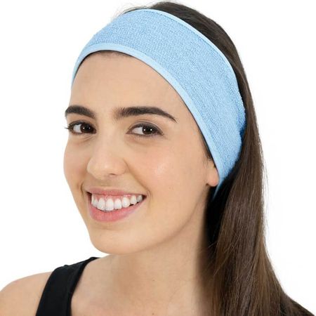 Santa-Clara---Faixa-para-Cabelo-Atoalhada-Com-Velcro-Azul--1
