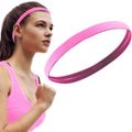 Nobrand - Mini Faixa de Cabelo Esportiva Com Silicone Antiderrapante Rosa