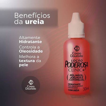 Corpo-Dourado-Clinic-Mais---Loção-Poderosa-Hidratante-Pés-e-Mãos-com-Ureia-30ml--2