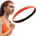 Nobrand - Mini Faixa de Cabelo Esportiva Com Silicone Antiderrapante Laranja