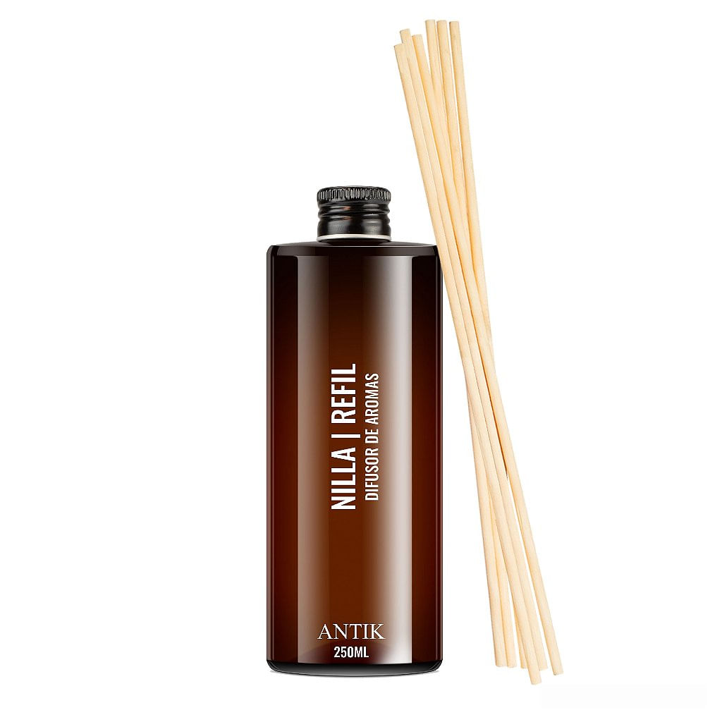Difusor Nilla Refil - 250ml + Jogo de Varetas