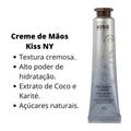 Creme de Mãos Kiss New York Anti Stress Chá Branco e Melão Cmc01b 30g