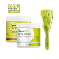 Kit Deva Curls Super Cream 500g + Máscara Heaven in Hair 500g + Escova