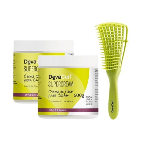 Kit-Deva-Curls-Duo-SuperCream-Creme-de-Cocos-para-Cachos-500g-+-Escova--1