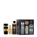 Kit Lattafa Asad Masculino - Edp 100ml + Hair Mist 50ml + Desodorante 200ml Kit