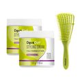 Kit Deva Curls Duo Styling Cream Creme Modelador de Cachos 500g + Escova