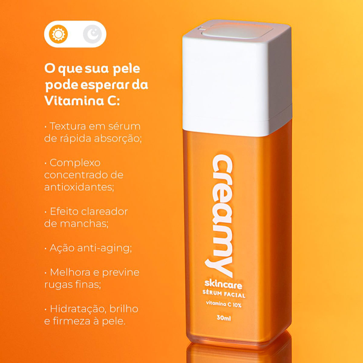 Kit Creamy Skincare Limpador Glicerinado Vitamina C Retinol (3