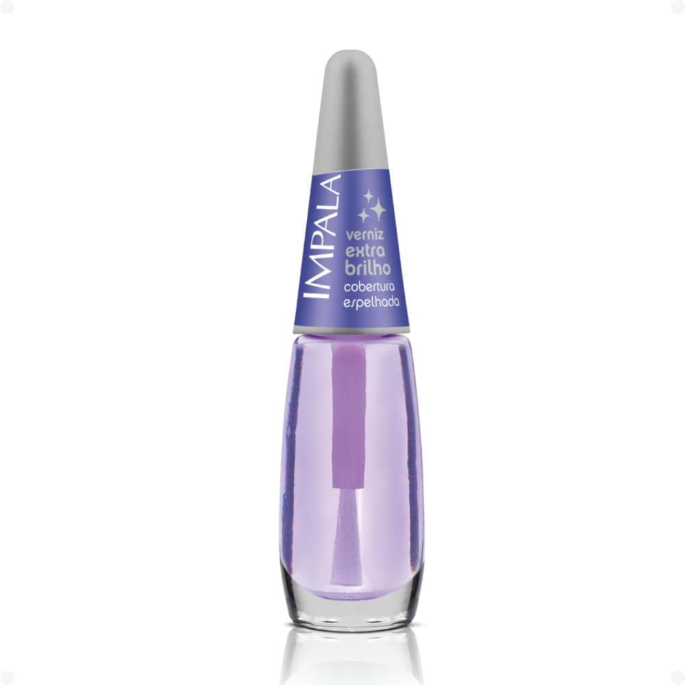 Esmalte Impala Verniz Extra Brilho Cobertura Espelhada 7,5ml