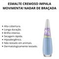 Esmalte Cremoso Impala Movimenta! Nadar de Braçada 7,5ml