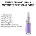 Esmalte Cremoso Impala Movimenta! Alongada e Plena 7,5ml