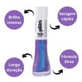 Esmalte Glitter Hits Diamante Violeta 8ml