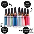 Kit Esmaltes Acetinados Impala Globoplay Com 8 7,5ml