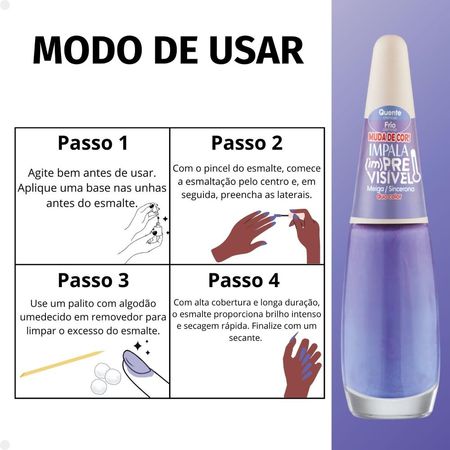 Esmalte-Cremoso-Impala-(Im)Previsivel-Duo-Color-Meiga/Sincerona-7,5ml--5