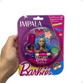 Kit Impala Barbie:1 Esmalte Shine Bright e Paleta de Maquiagem Infantil