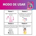 Kit Impala Barbie:1 Esmalte Shine Bright e Paleta de Maquiagem Infantil