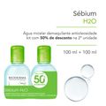 Kit Bioderma Sébium H2O Duo - Água Micelar 2x100ml 100ml
