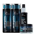 Kit Truss Uso Obrigatório - Shampoo 300ml + Condicionador 300ml + Máscara 180g + Finalizador Amino 225ml
