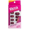 Unhas Vermelho Seda Ricca