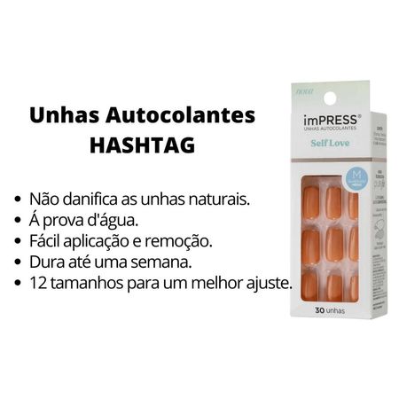 Unhas-Autocolantes-Kiss-Ny-Self-Love-Hashtag-Quadrado-Médio-Imc08b--3