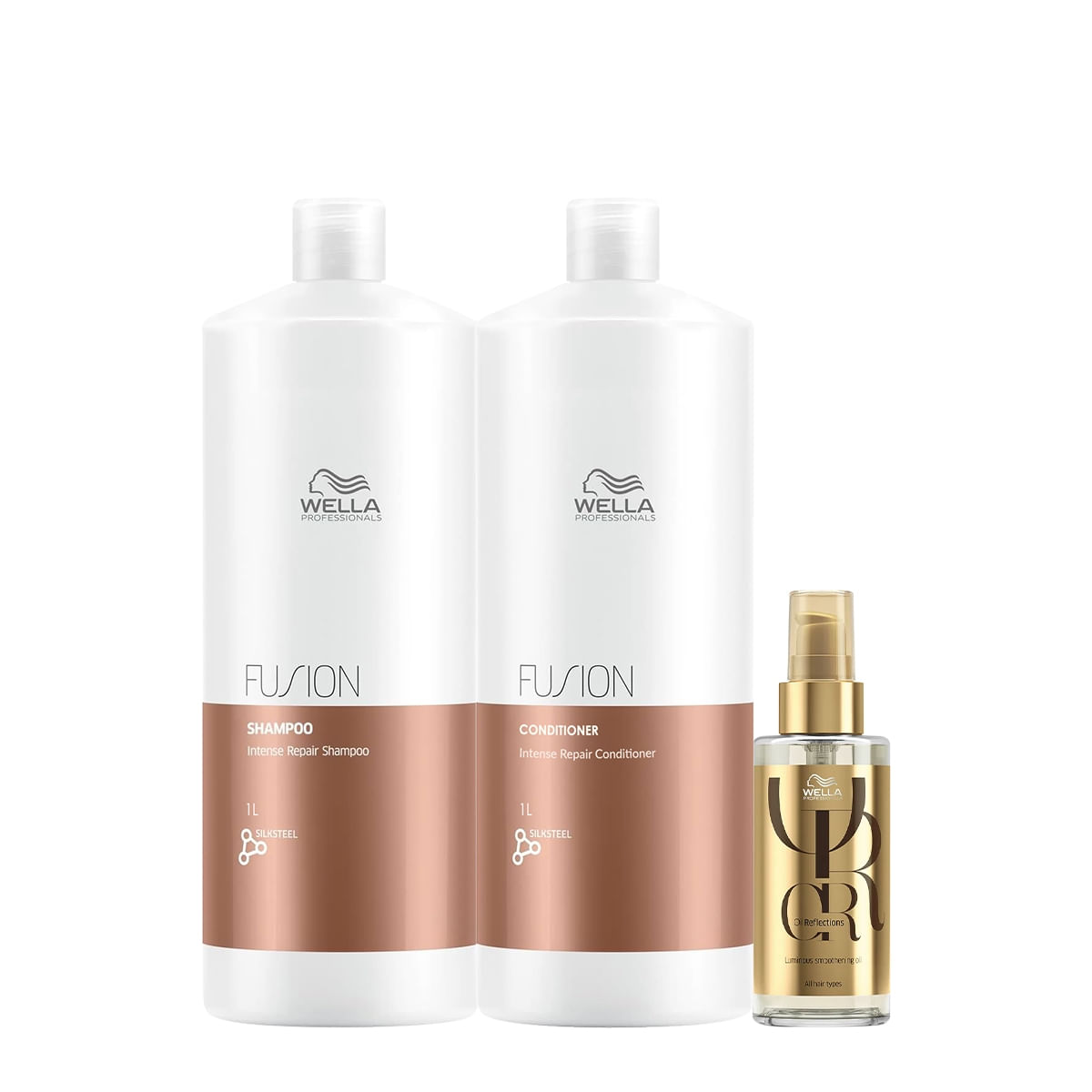 Kit Wella Professionals Fusion Reflections Duo Oil (3 produtos)
