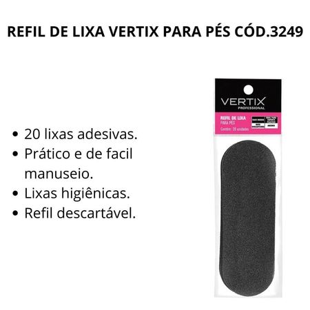 Refil-de-Lixa-Vertix-Para-Pés-Cód.3249--2