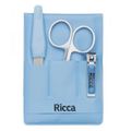 Kit Manicure Infantil Ricca Belliz Azul Cod.1088
