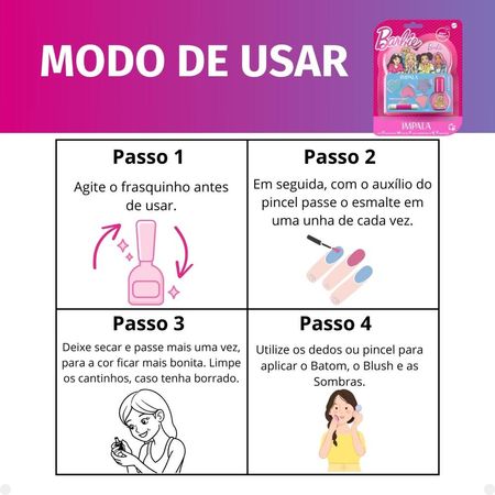 Kit-Impala-Barbie:1-Esmalte-Glitter-Estilo-e-Brilho-e-Paleta-de-Maquiagem-Infantil--4