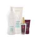 Kit Senscience Silk Moisture Inner True Hue Home Care 50 Sérum (4 produtos)