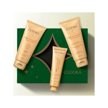Kit-Eudora-La-Piel-Âmbar-Dourado-Hidratante-Corporal-100ml-+-Sabonete-Líquido-100ml-+-Hidratante-Mãos-50g--1