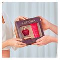 Kit Eudora Kiss Me Rosa Marcante Perfume Feminino Deo Colônia Eudora Kiss Me Rosa Marcante 50ml + Hidratante Corporal 100ml + Batom Soul